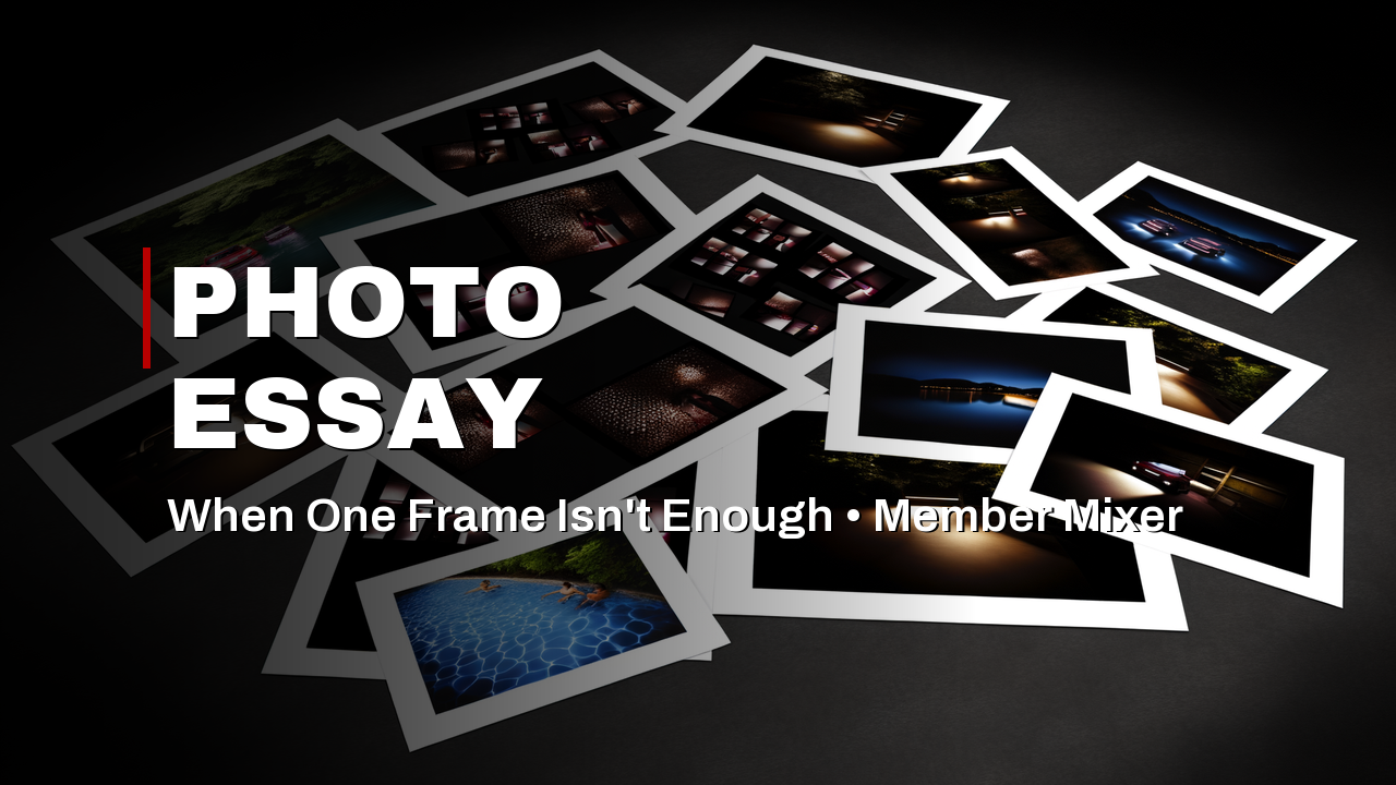 Member Mixer – The Photo Essay: When One Frame Isn’t Enough